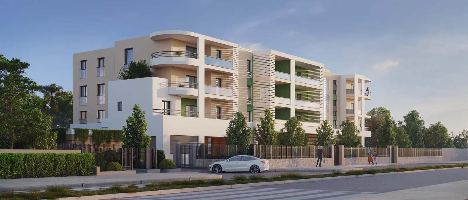 Oïkos à Antibes — vue du programme neuf