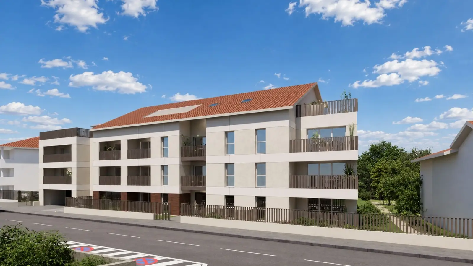 Opale à Saint-André-de-Corcy — vue du programme neuf
