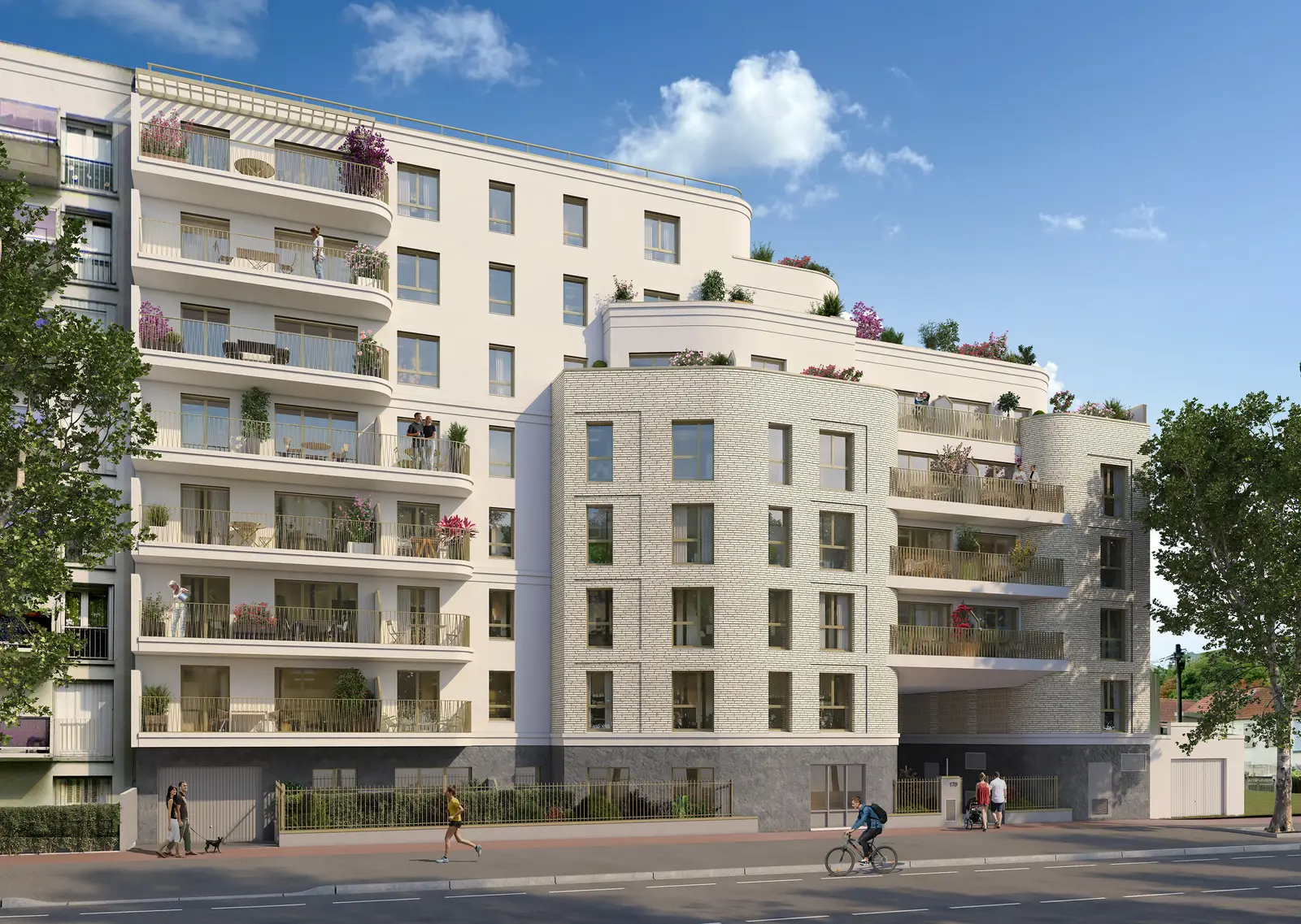 Oréa, development visual in Viroflay