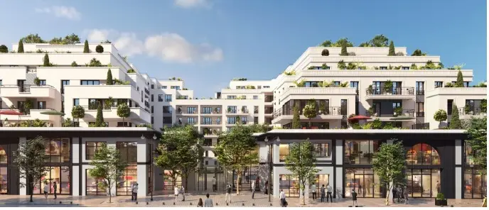 PARIS I SAINT-OUEN Le Village des Rosiers à Saint-Ouen-sur-Seine — vue du programme neuf