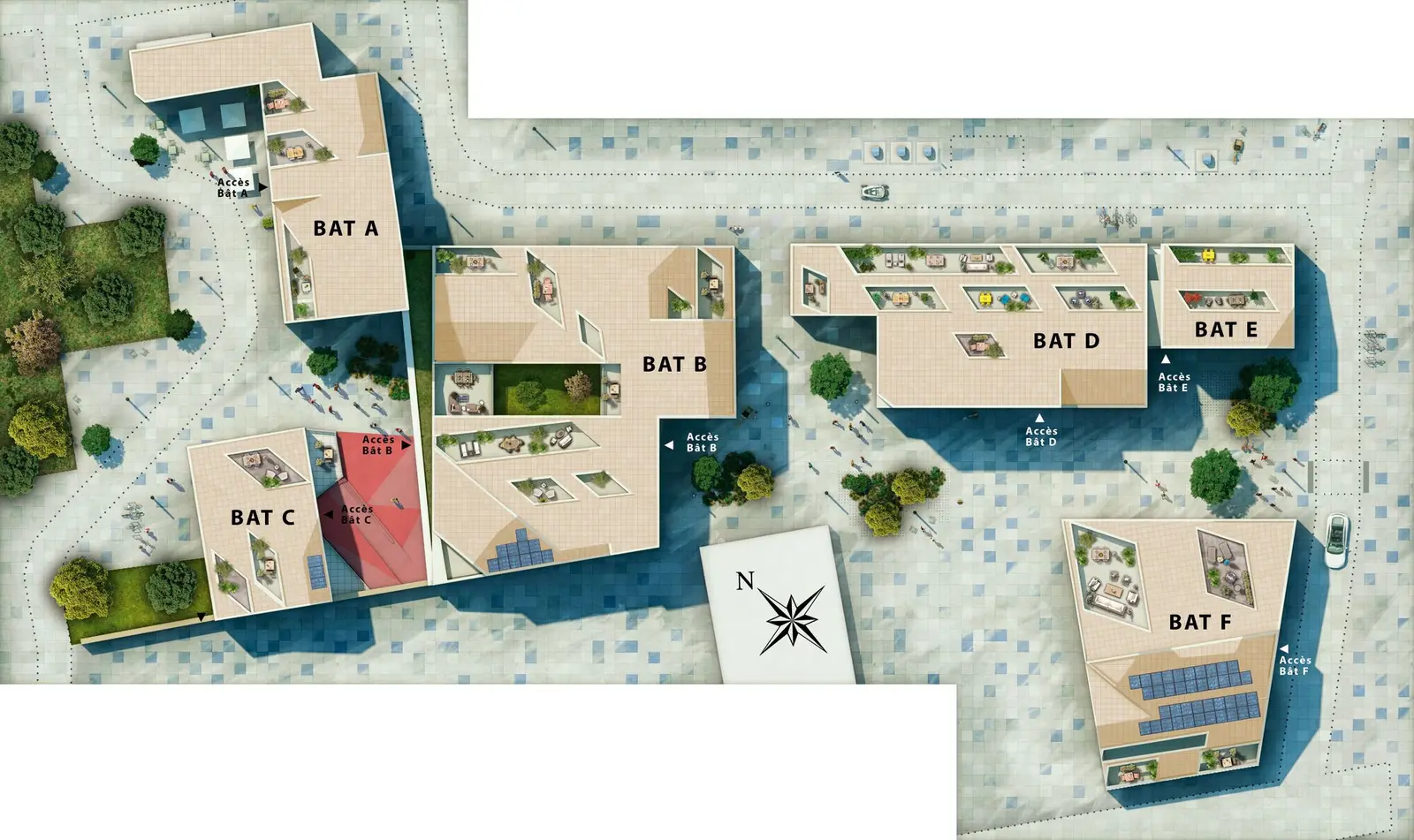 Parvis Orion à Bordeaux — vue du programme neuf