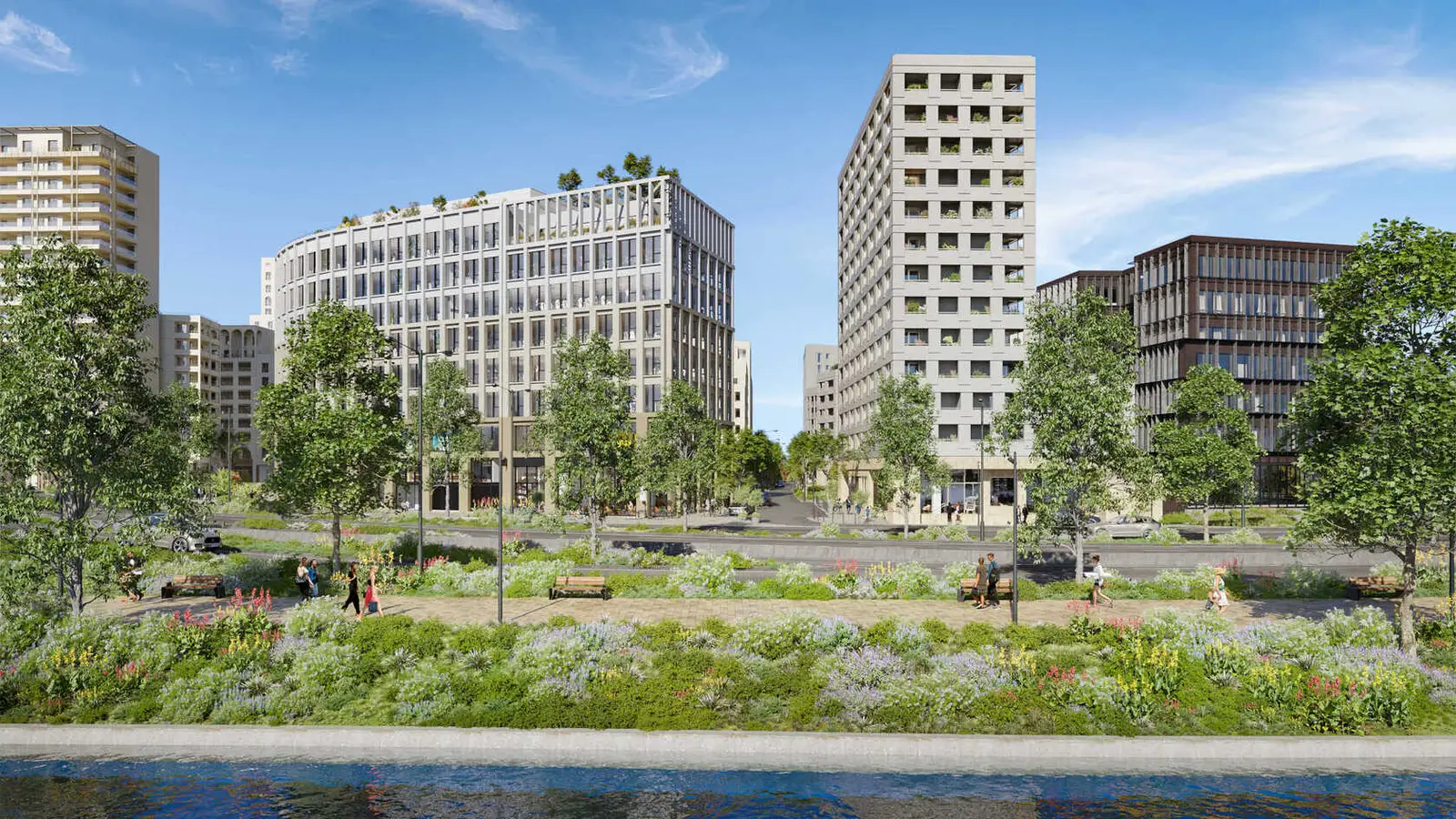 Quai Neuf - ALBA à BORDEAUX — vue du programme neuf