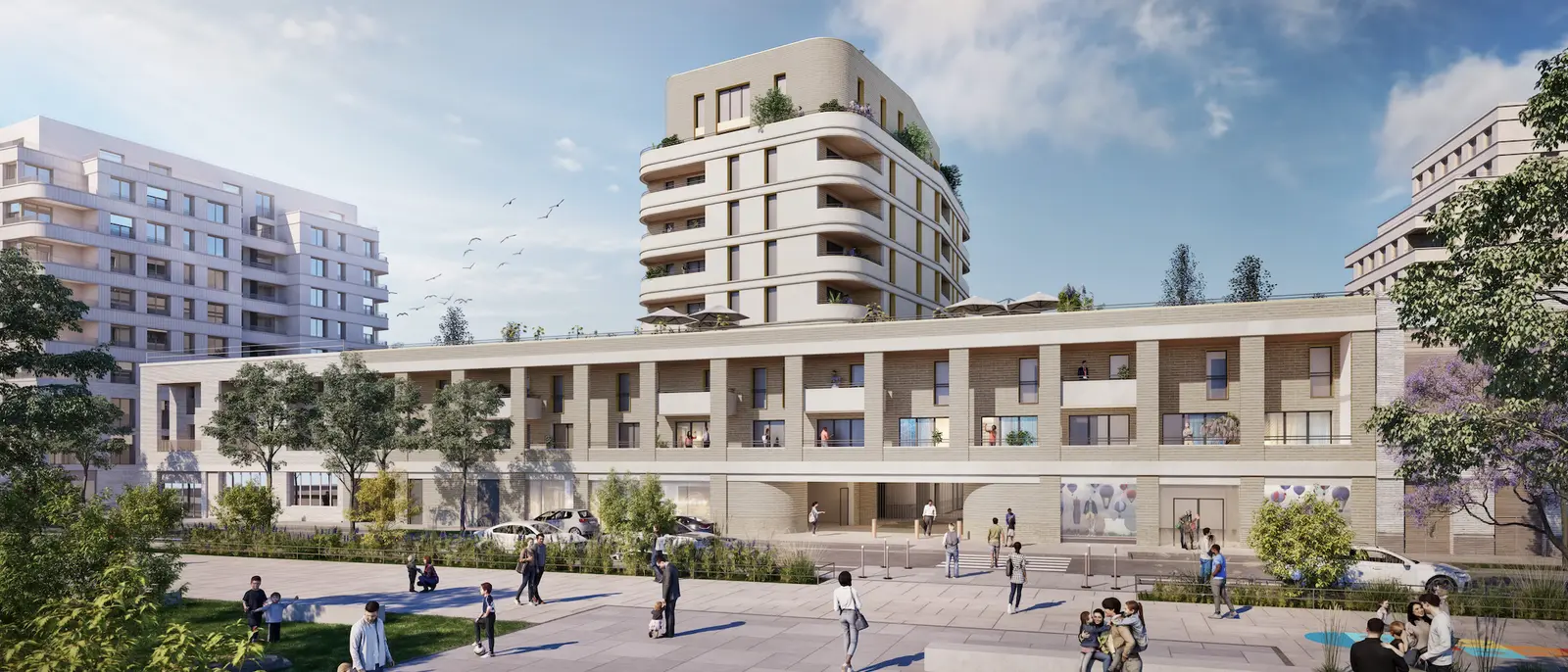 Reflet Seine, beeld van het programma te Vitry-sur-Seine