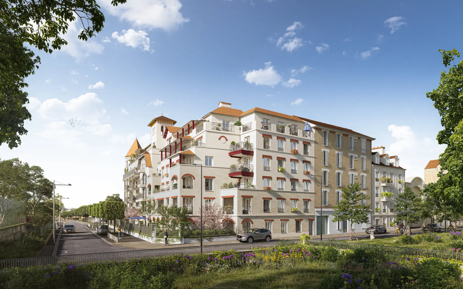 Résidence 1906 à Champigny-sur-Marne — vue du programme neuf