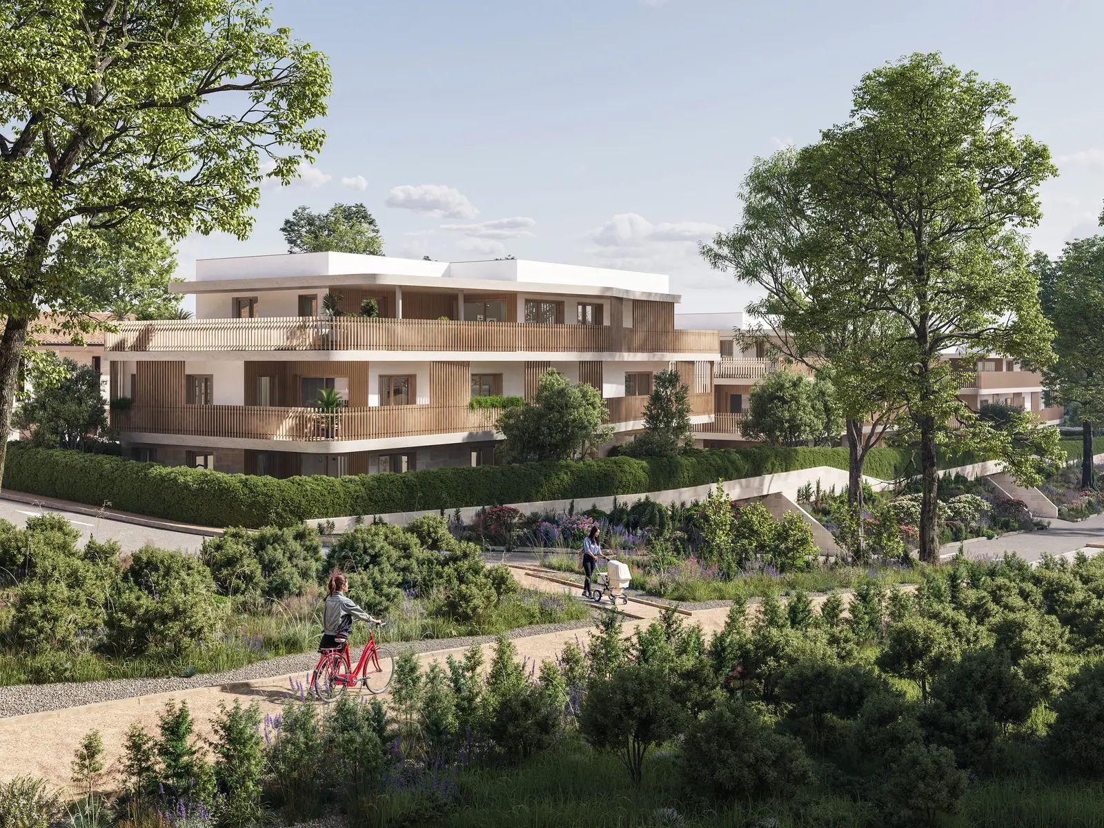 Résidence AIA à Hendaye — vue du programme neuf