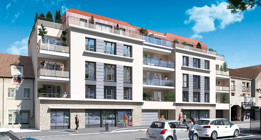 RESIDENCE APOLINE à Ozoir-la-Ferrière — vue du programme neuf