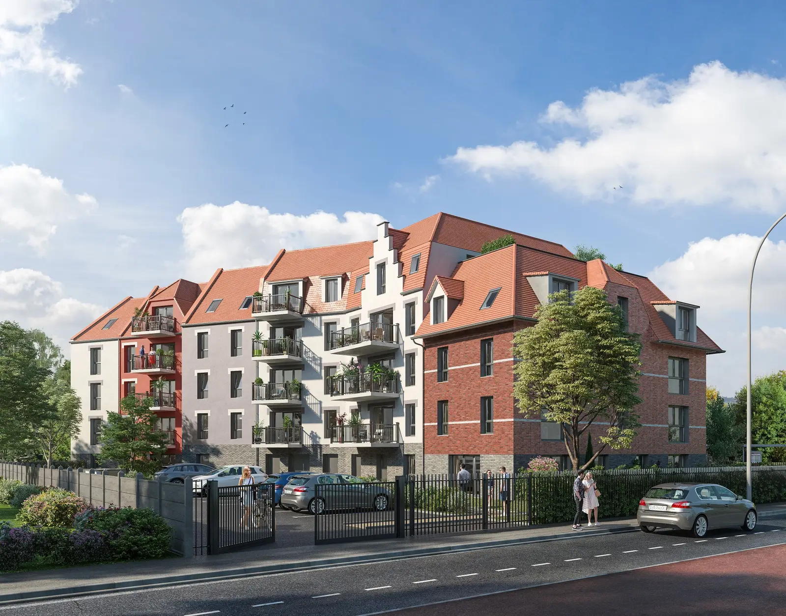 Résidence Bellevue à Haubourdin — vue du programme neuf