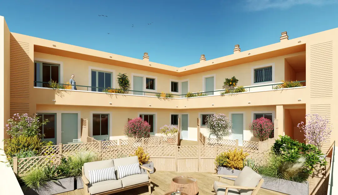 RESIDENCE CENTIFOLIA à Vallauris — vue du programme neuf