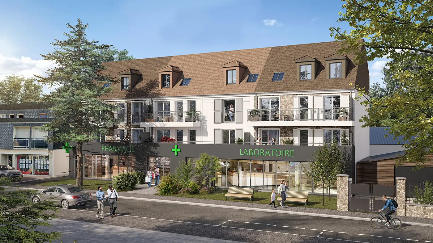Residence des Impressionnistes, development visual in Osny