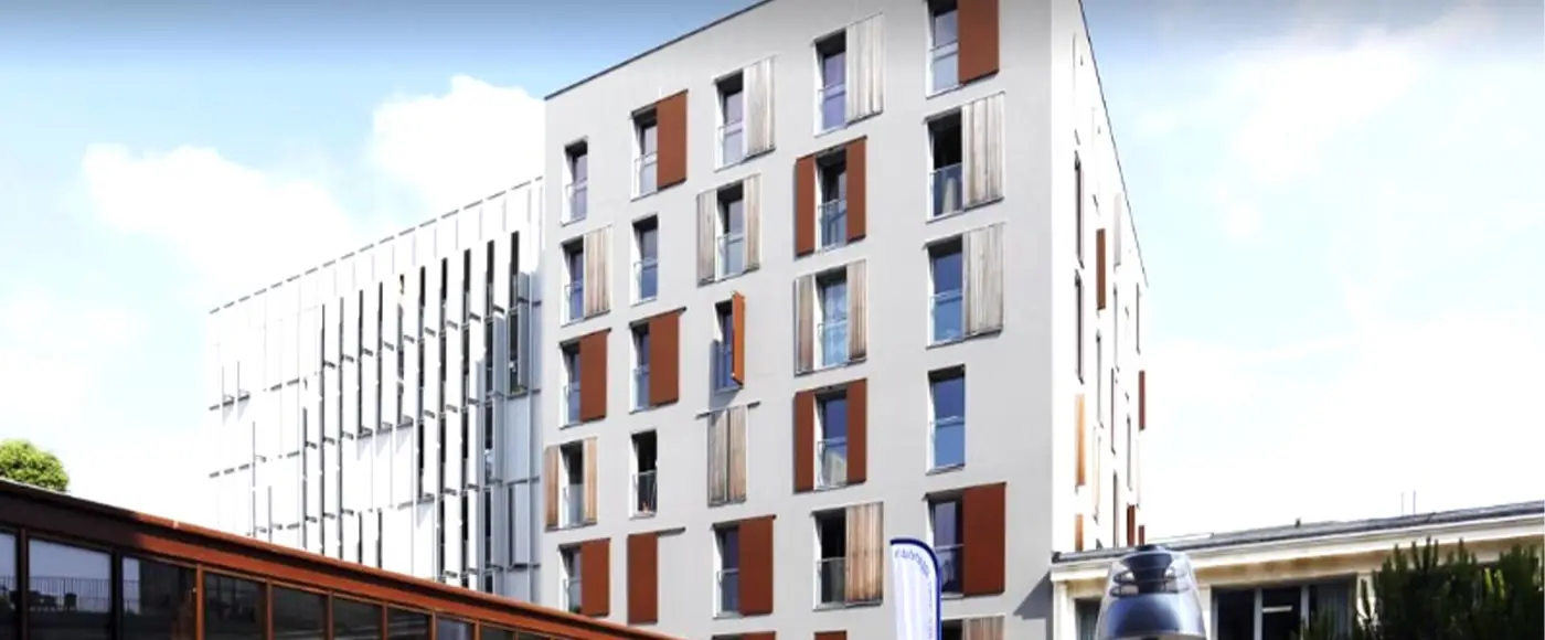 Résidence étudiante Nemea Montécristo à Nantes — vue du programme neuf
