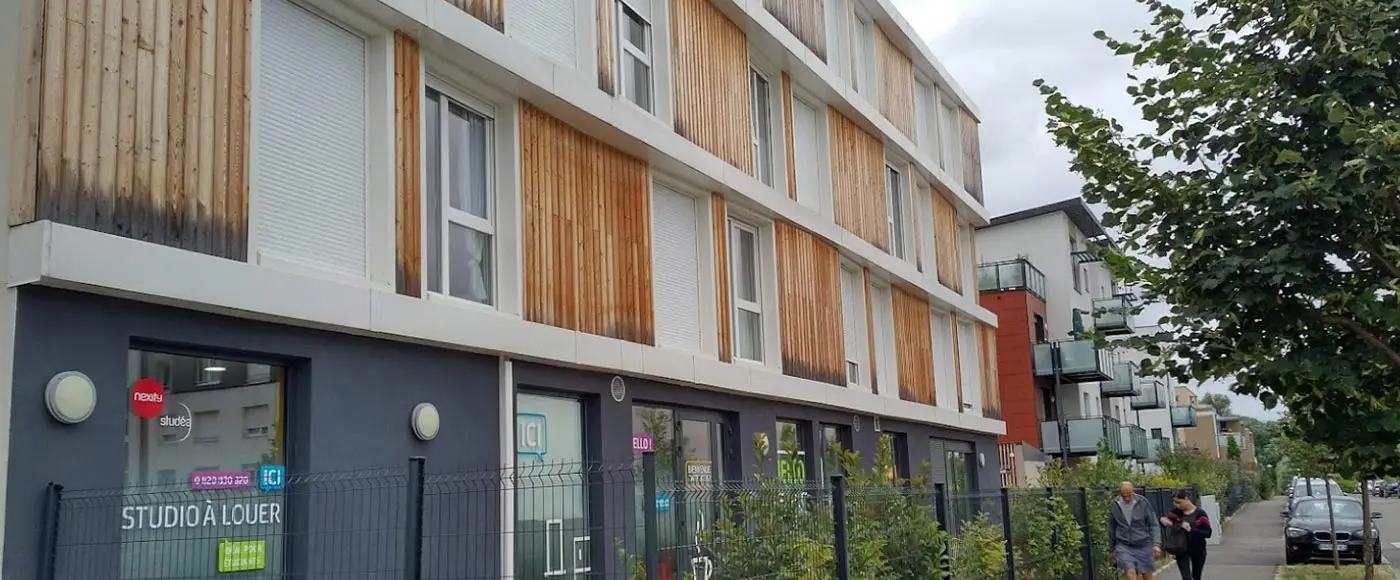 Résidence étudiante Studéa Strasbourg Rieth 1 — vue du programme neuf