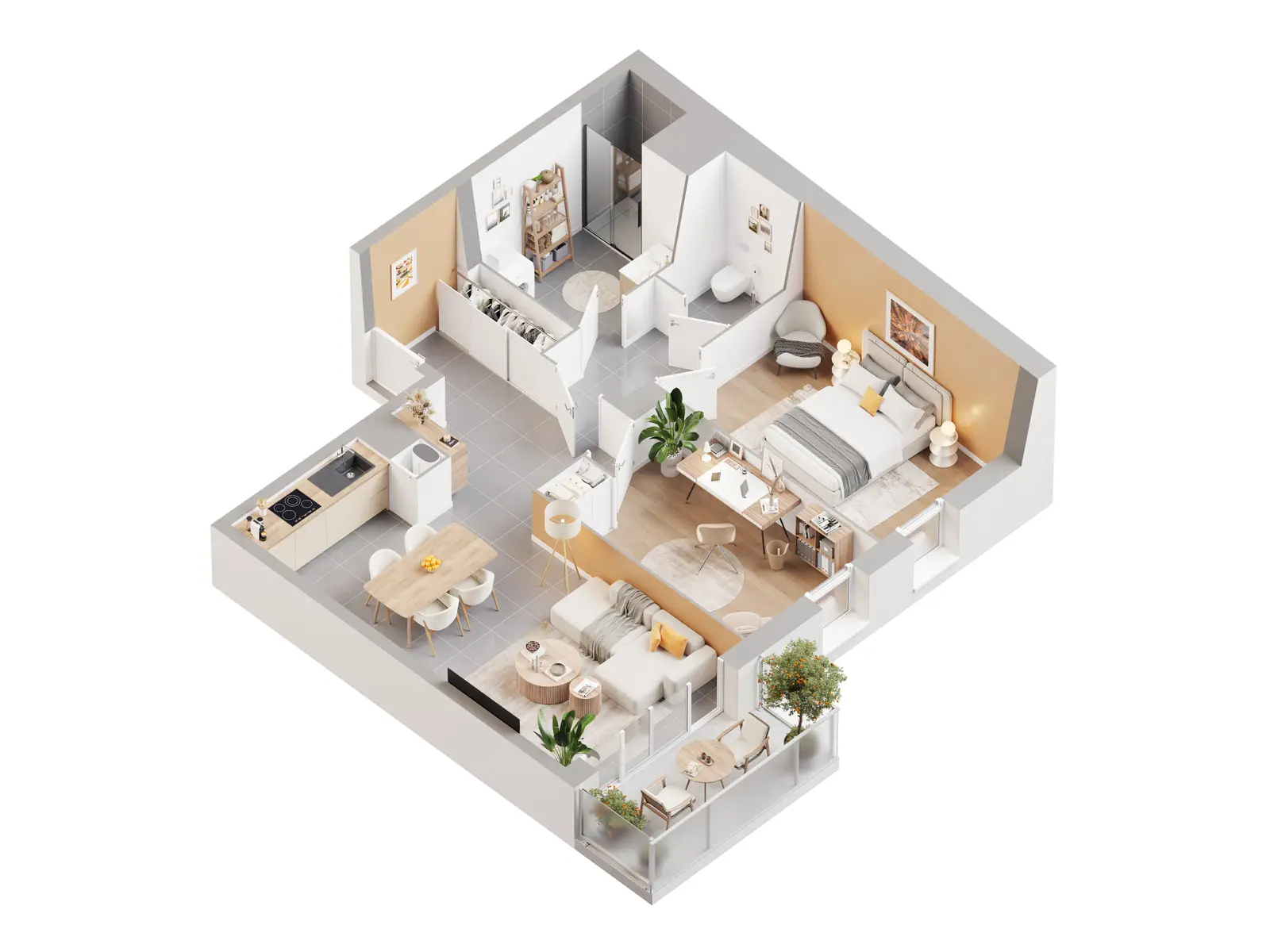 RESIDENCE LORINE à Petit-Couronne — vue du programme neuf