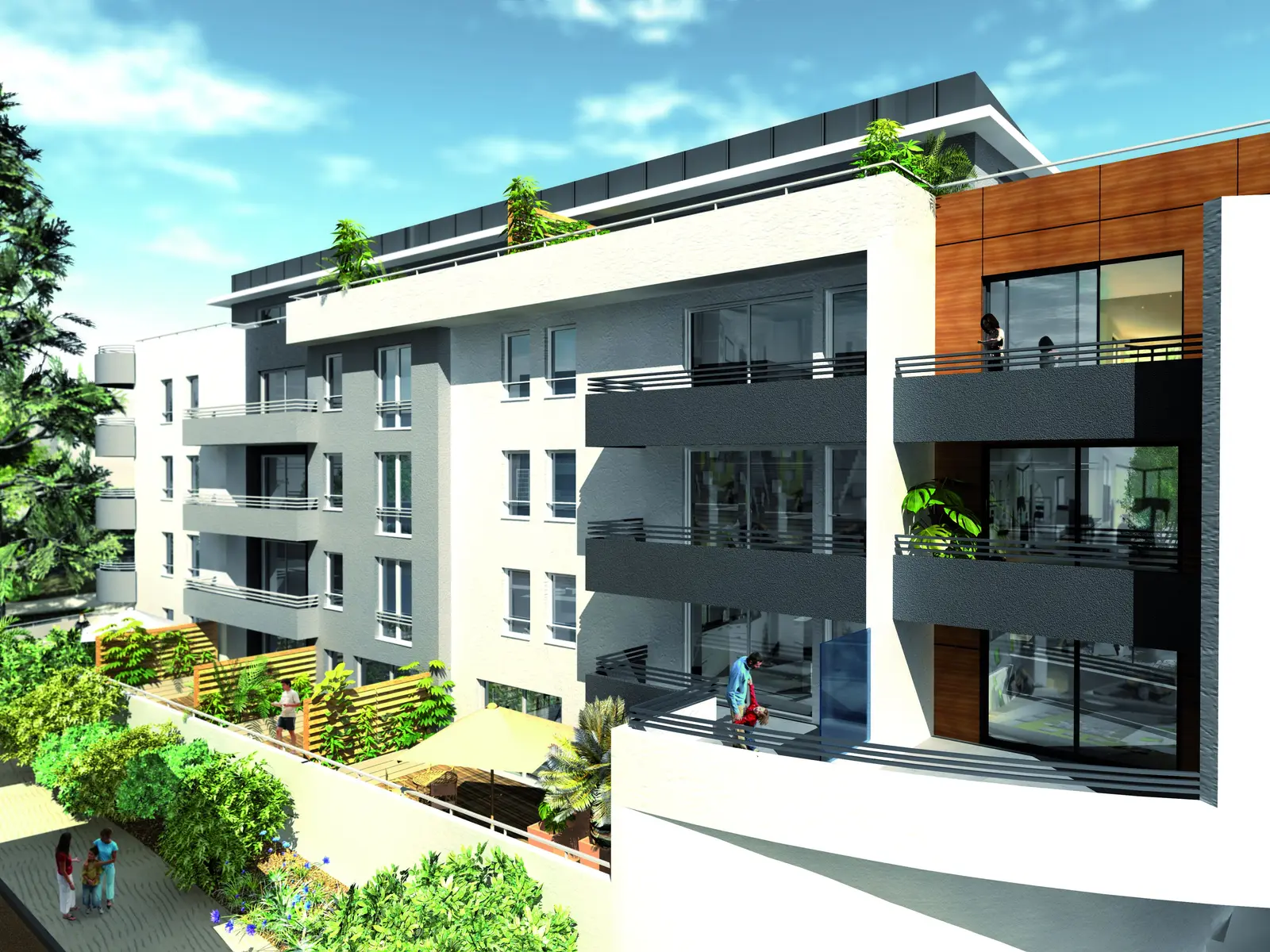 Résidence Square Saint Louis - Marché Secondaire à Angers — vue du programme neuf