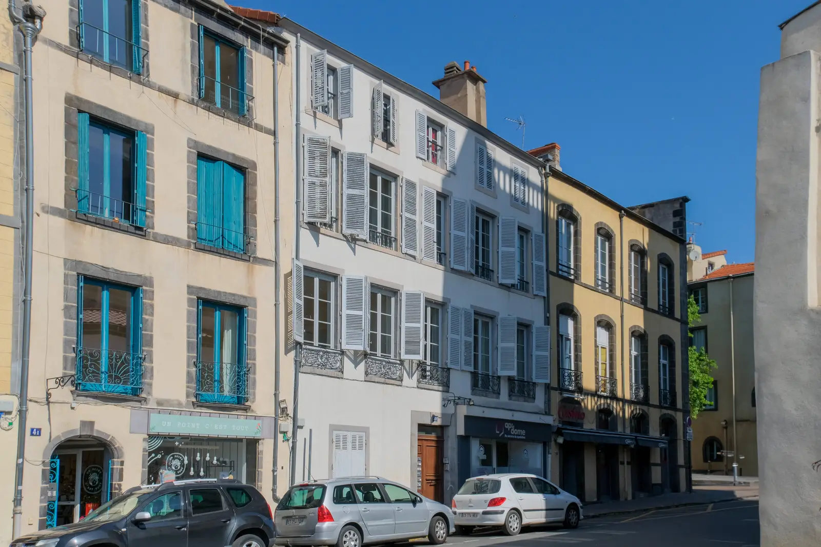 RIOM : rue du Commerce — vue du programme neuf