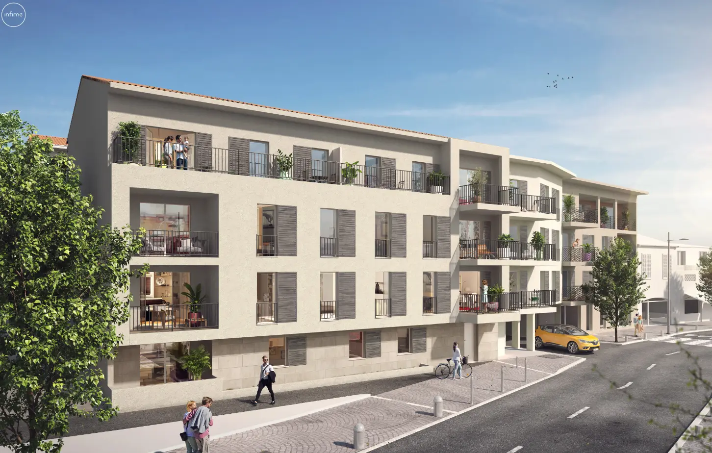 Rivages - MS à Bandol — vue du programme neuf