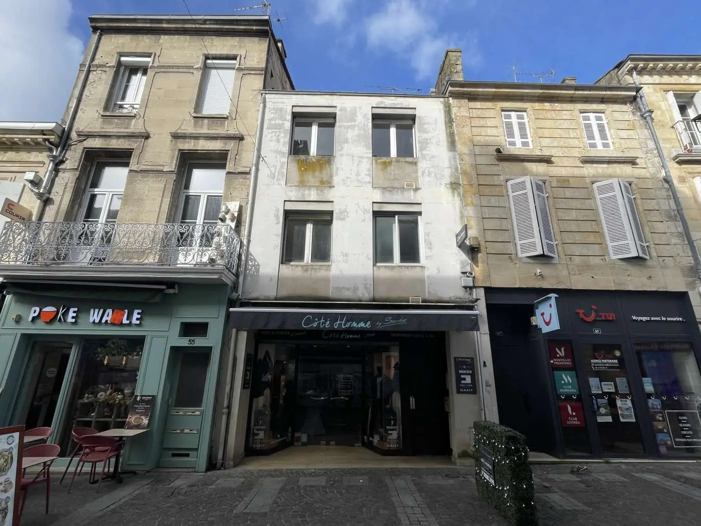 Rue Gambetta à Reims — vue du programme neuf