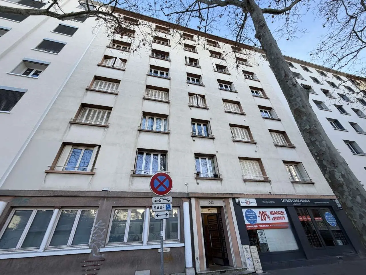rue Garibaldi à Lyon — vue du programme neuf