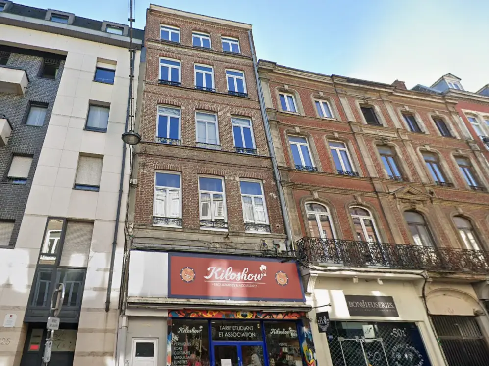rue Léon Gambetta (1er étage) à Lille — vue du programme neuf