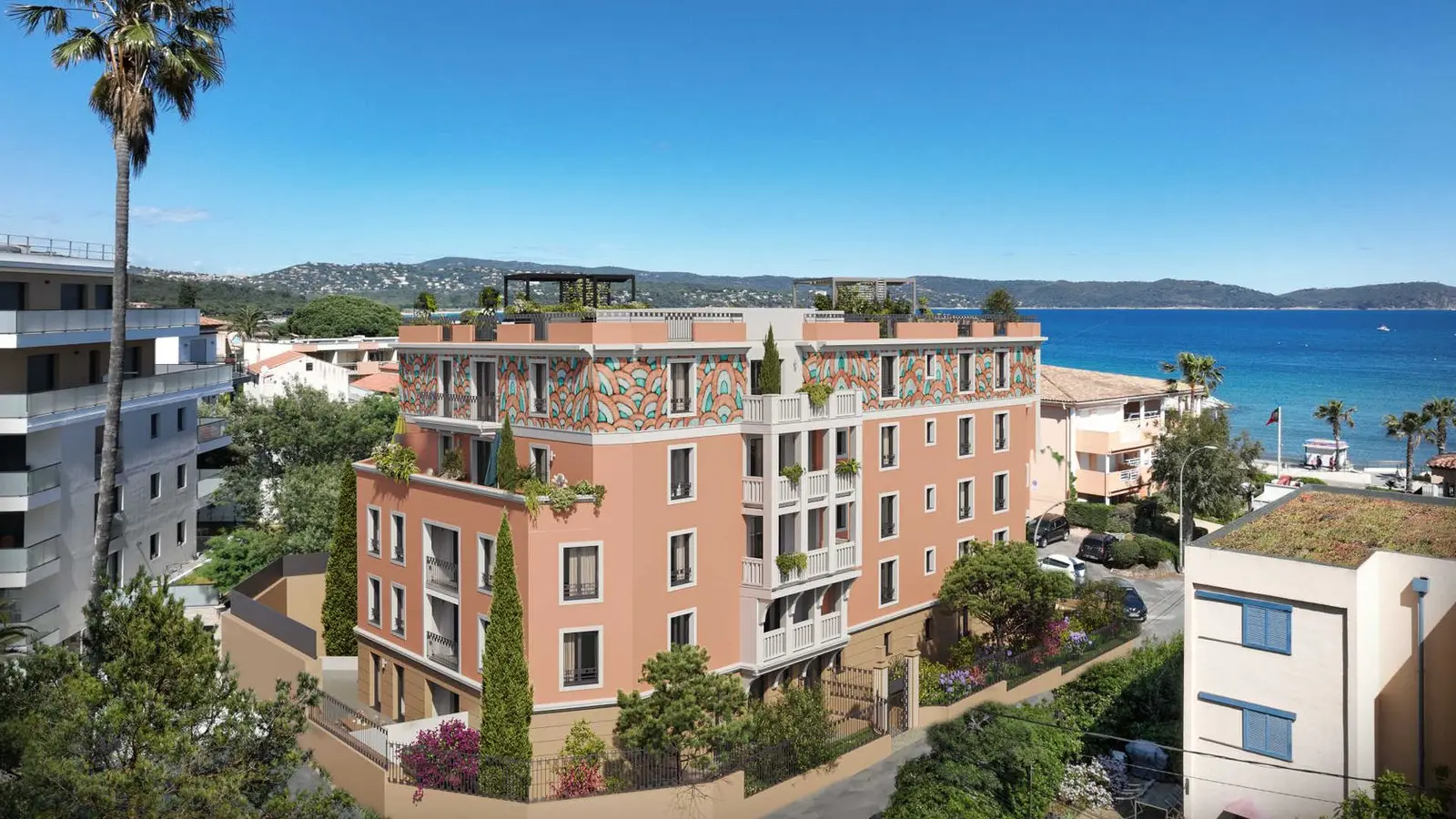 SABBIA DI MAR à Cavalaire-sur-mer — vue du programme neuf
