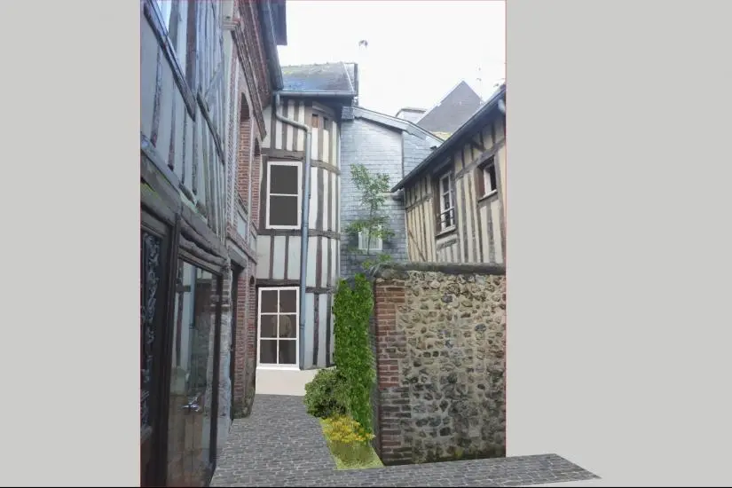 Saint-Siméon à Honfleur — vue du programme neuf