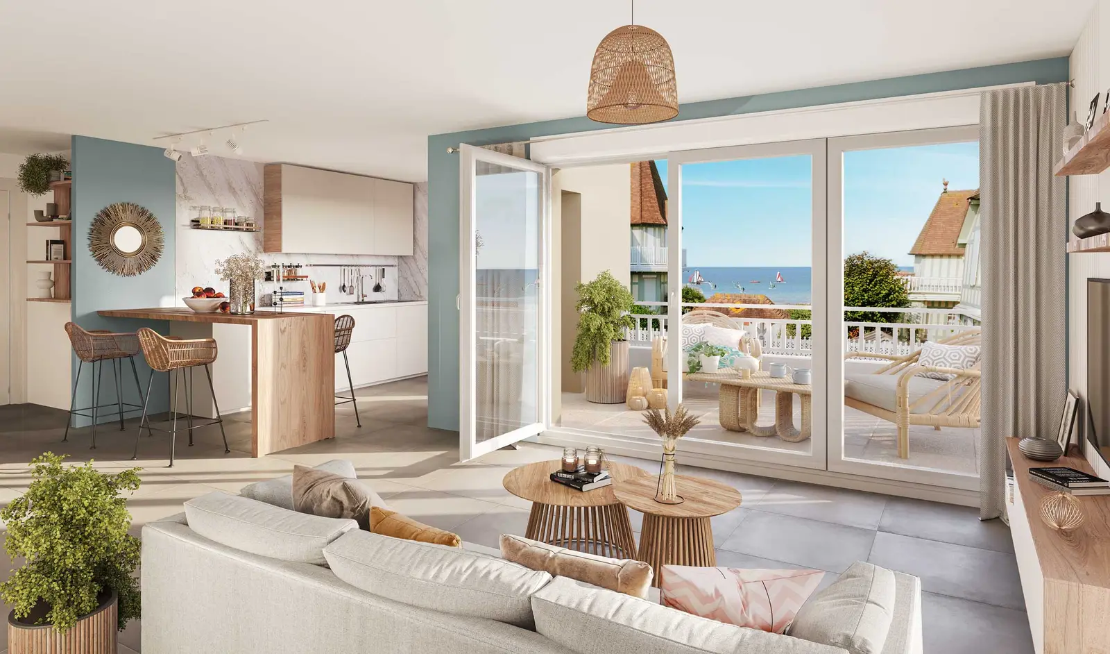SAPHIR à Langrune-sur-Mer — vue du programme neuf