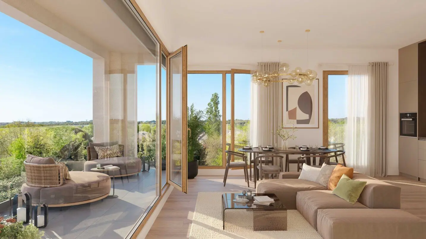 Satory Park, development visual in Versailles