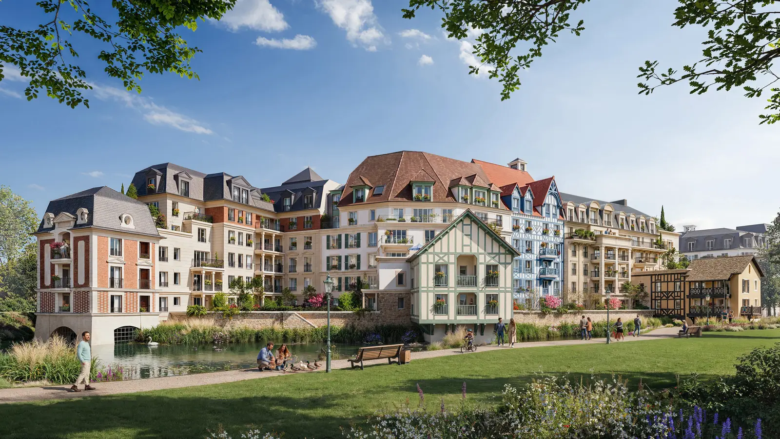 Scene 3 - Quartier des Architectes, beeld van het programma te Le Plessis-Robinson