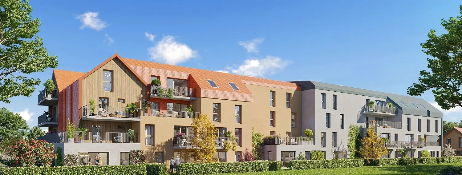Sémaphore à Honfleur — vue du programme neuf