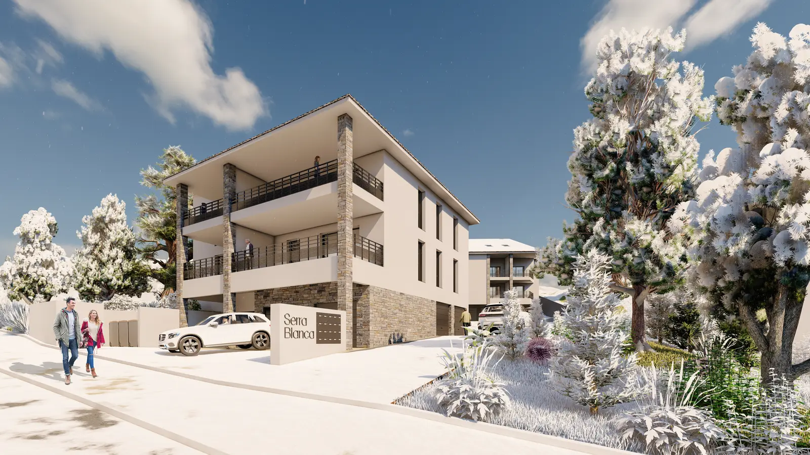 Serra Blanca, development visual in Font-Romeu-Odeillo-Via