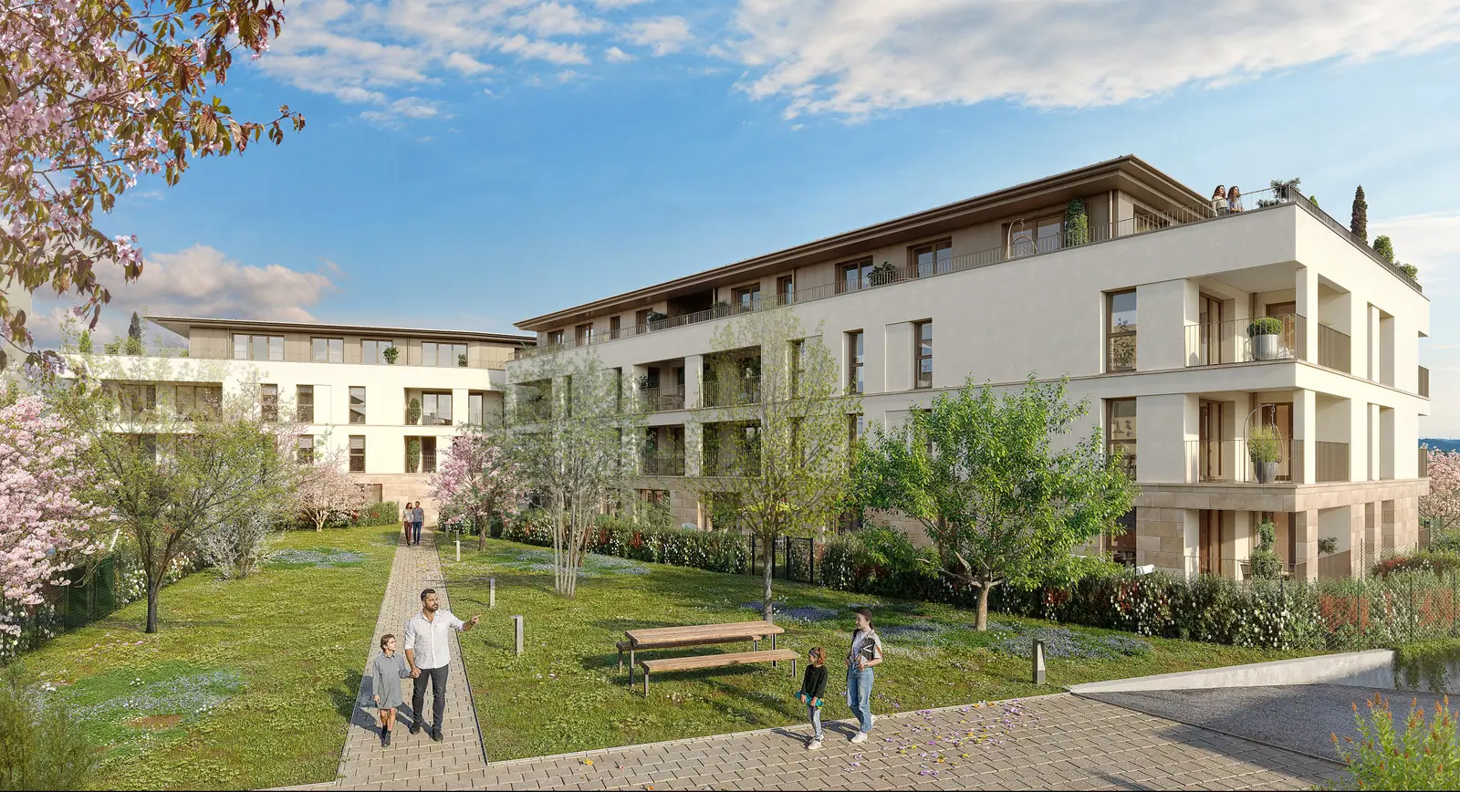 Signature - Trois Maisons, development visual in Nancy