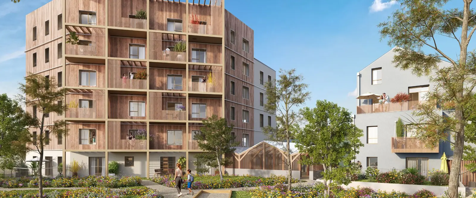 SO WOOD à Carrières-sous-Poissy — vue du programme neuf