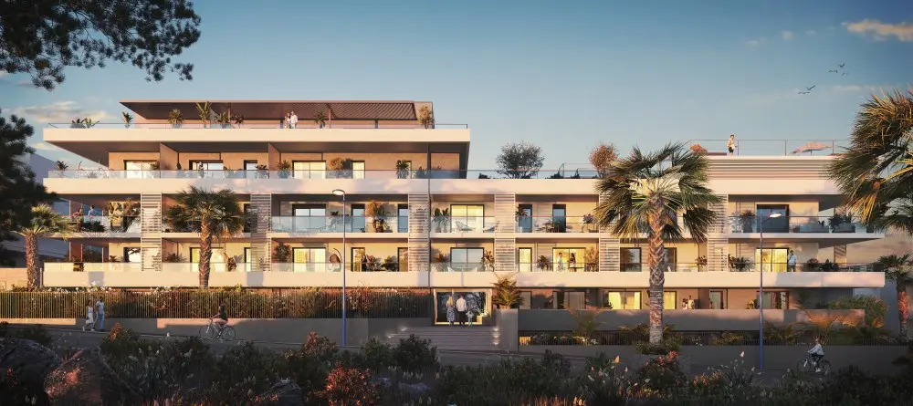 Sole Mare à Villeneuve-Loubet — vue du programme neuf