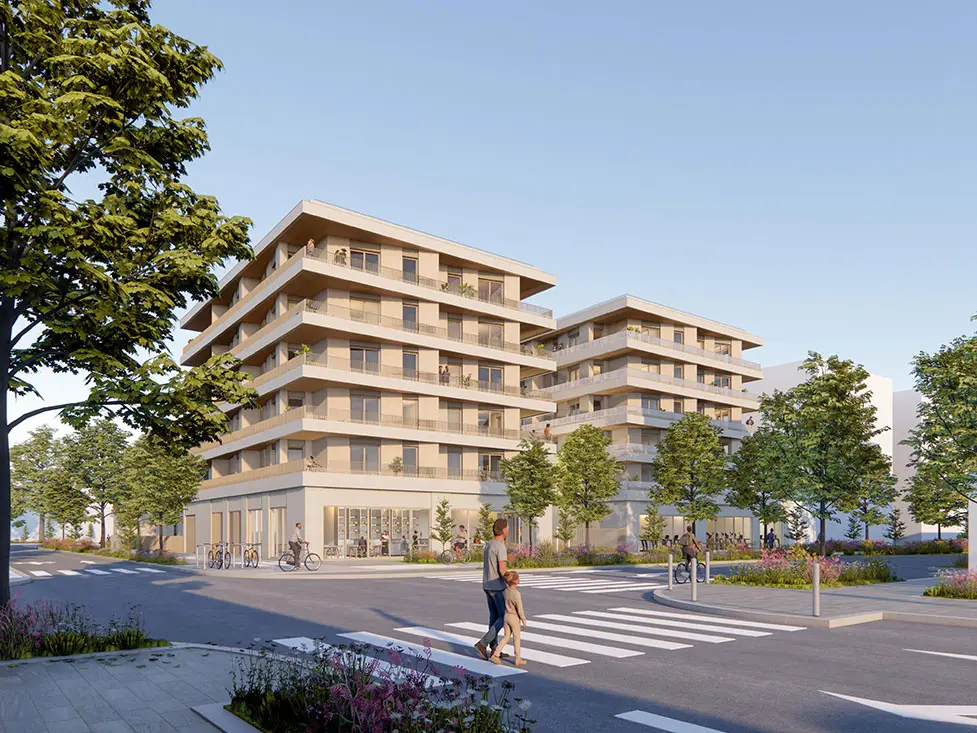 Sourcea à Fontaine — vue du programme neuf