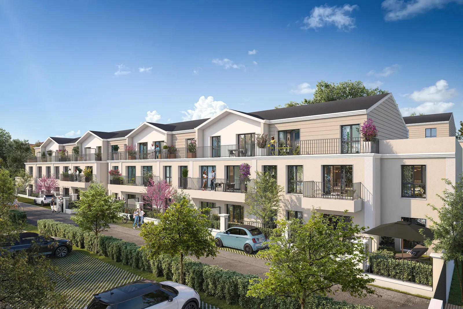 SQUARE MONET à Bonnières-sur-Seine — vue du programme neuf