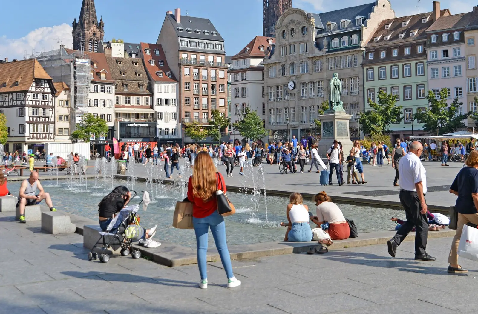 STRASBOURG : Spesbourg — vue du programme neuf