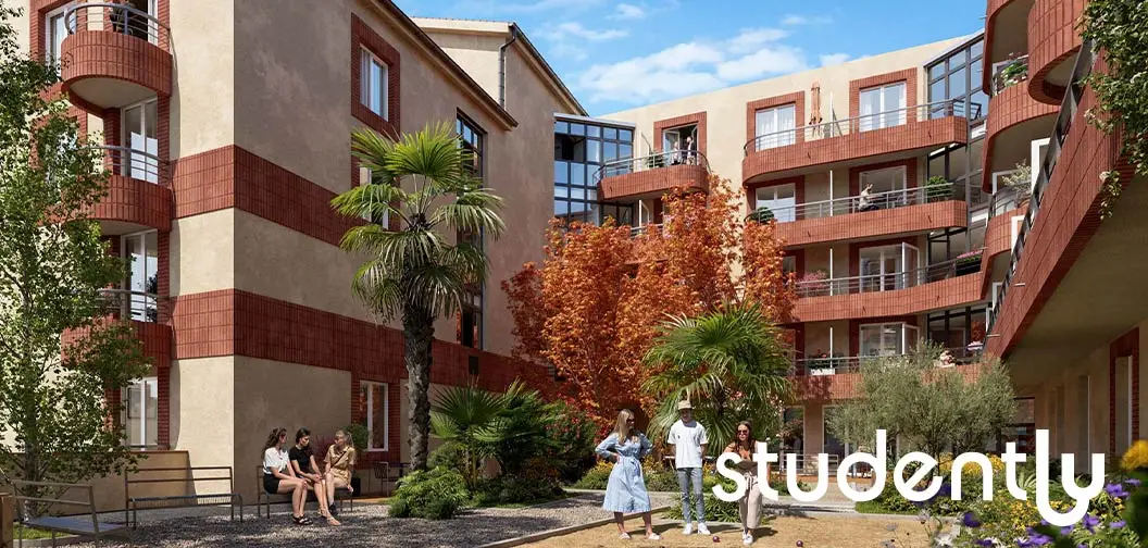 STUDENTLY TOULOUSE ST CYPRIEN — vue du programme neuf