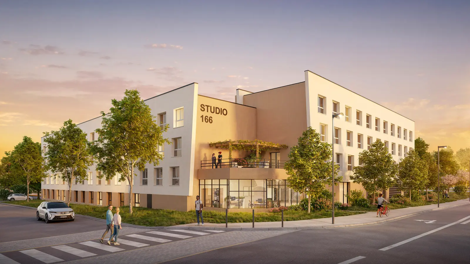 Studio 166 à Metz — vue du programme neuf