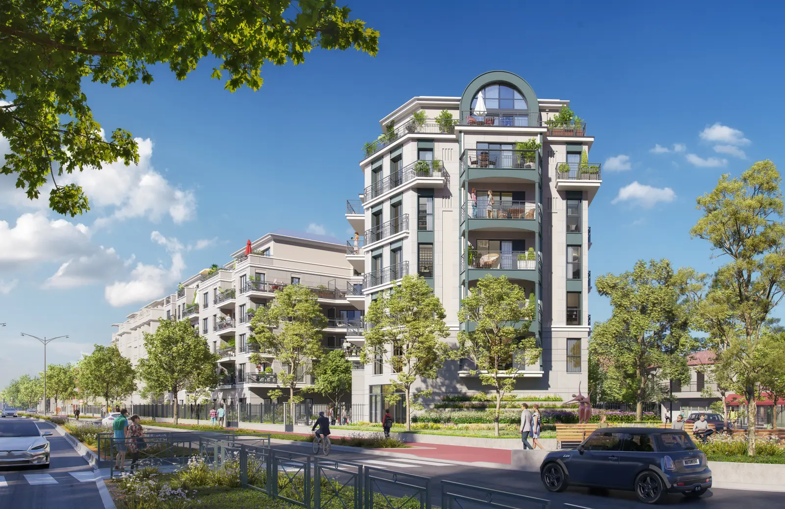 Terrasses de Neuville à Champigny-sur-Marne — vue du programme neuf