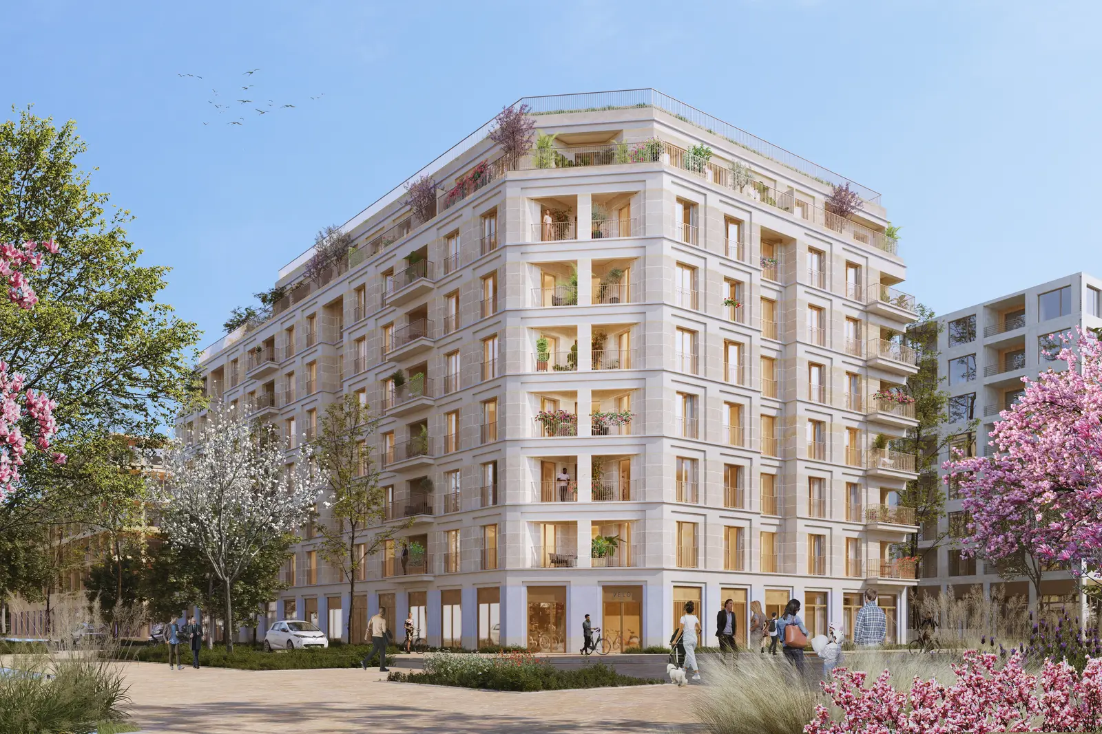 TERRE DE SENS à Gennevilliers — vue du programme neuf