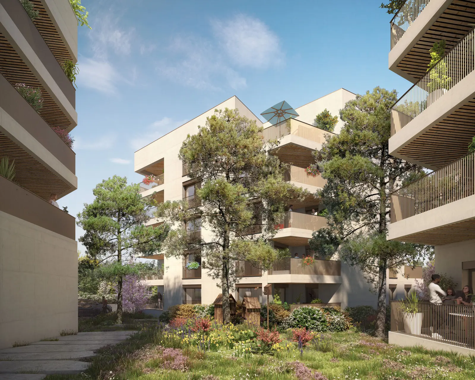 Trimanti à Bourgoin-Jallieu — vue du programme neuf