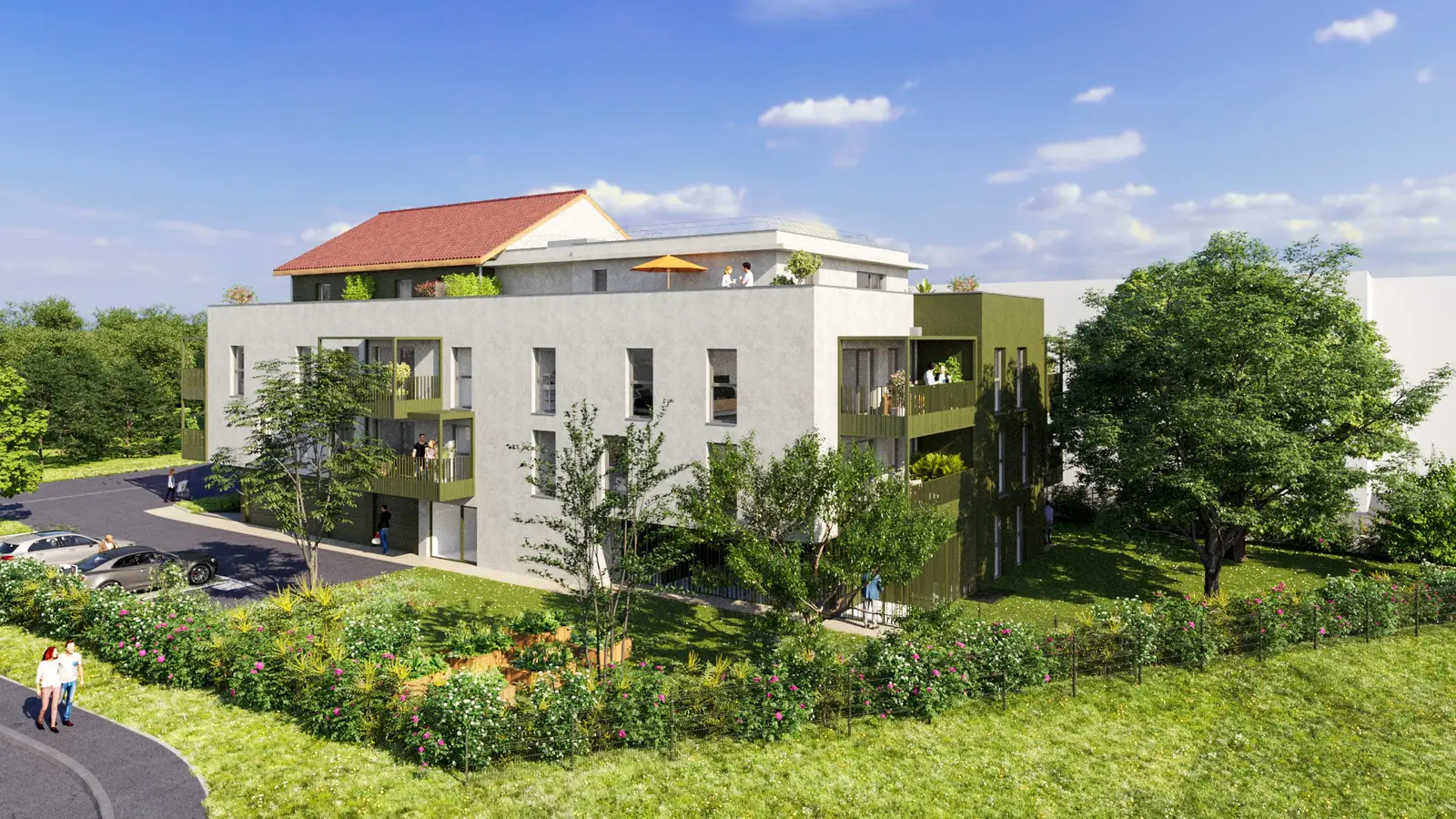Via Verde Corly à Vétraz-Monthoux — vue du programme neuf
