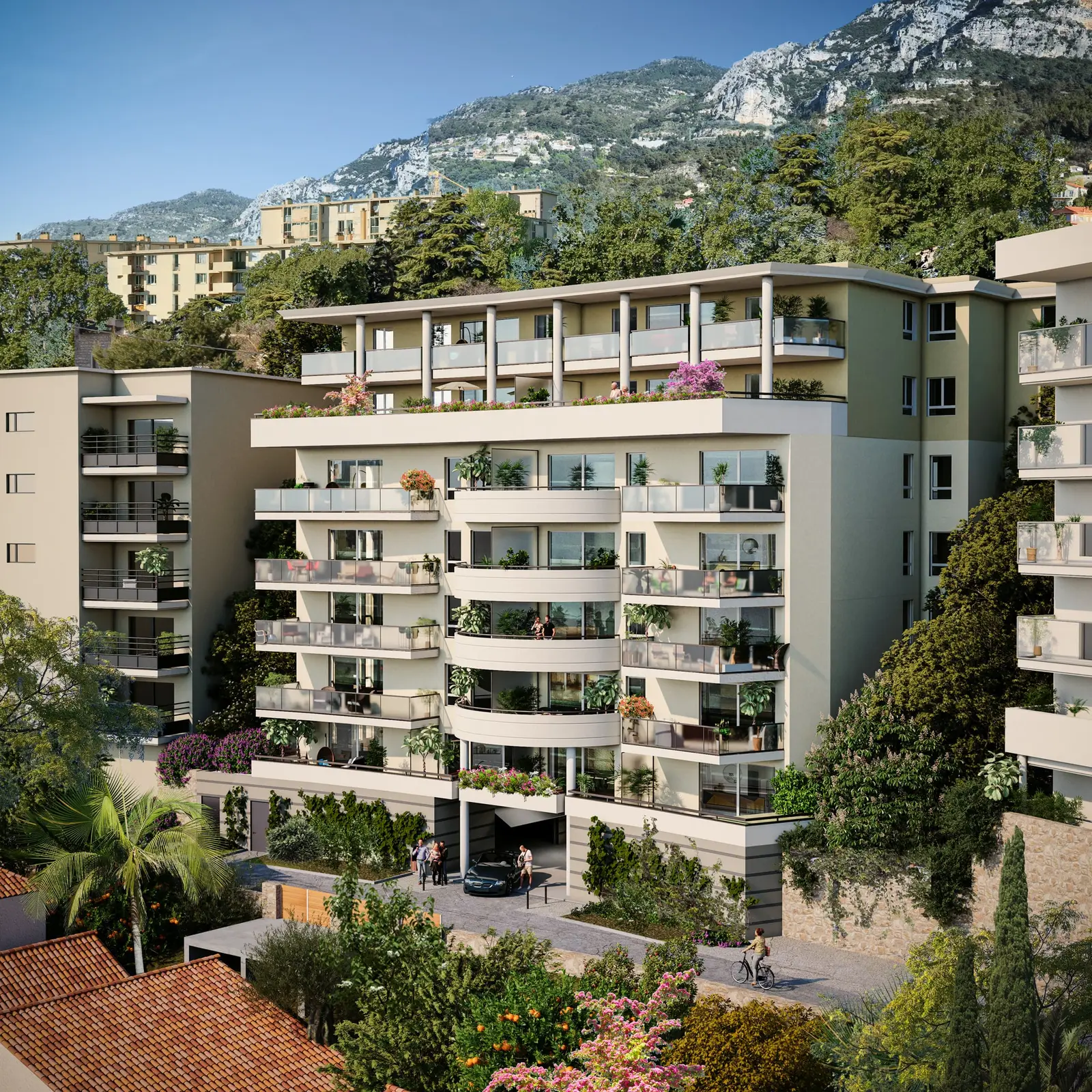 VILLA 33 à Beausoleil — vue du programme neuf