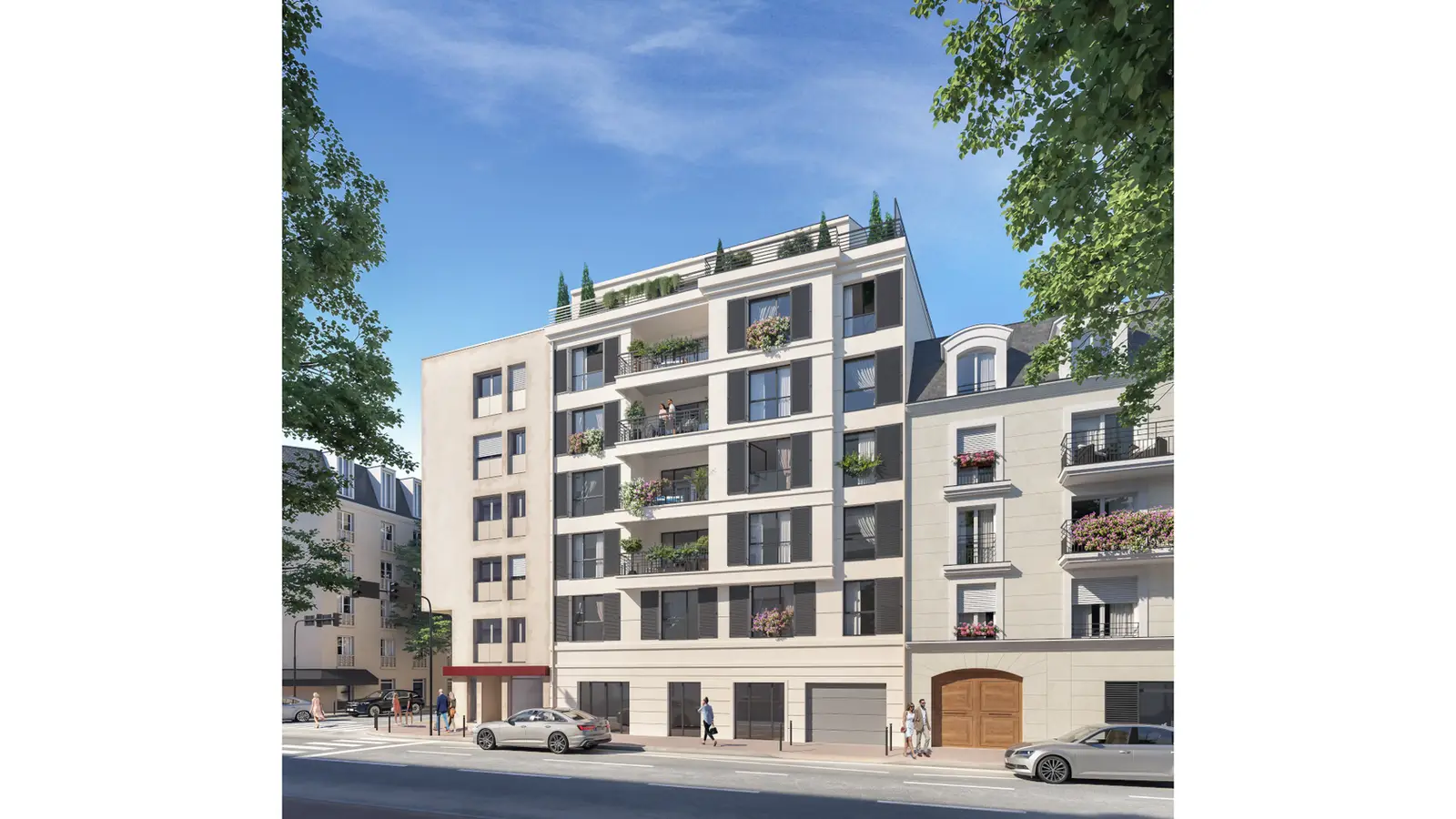 Villa Delacroix à SAINT-MAURICE — vue du programme neuf