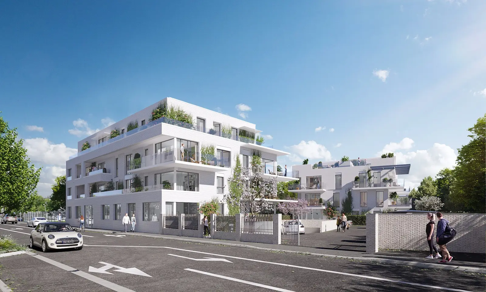 VILLA DU PARC à Tourcoing — vue du programme neuf