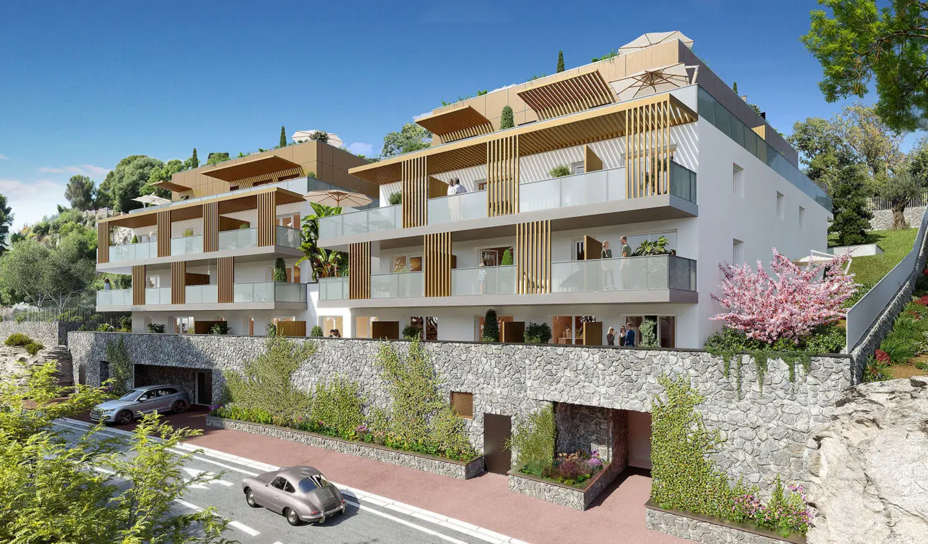 VILLA LUCET à Beausoleil — vue du programme neuf