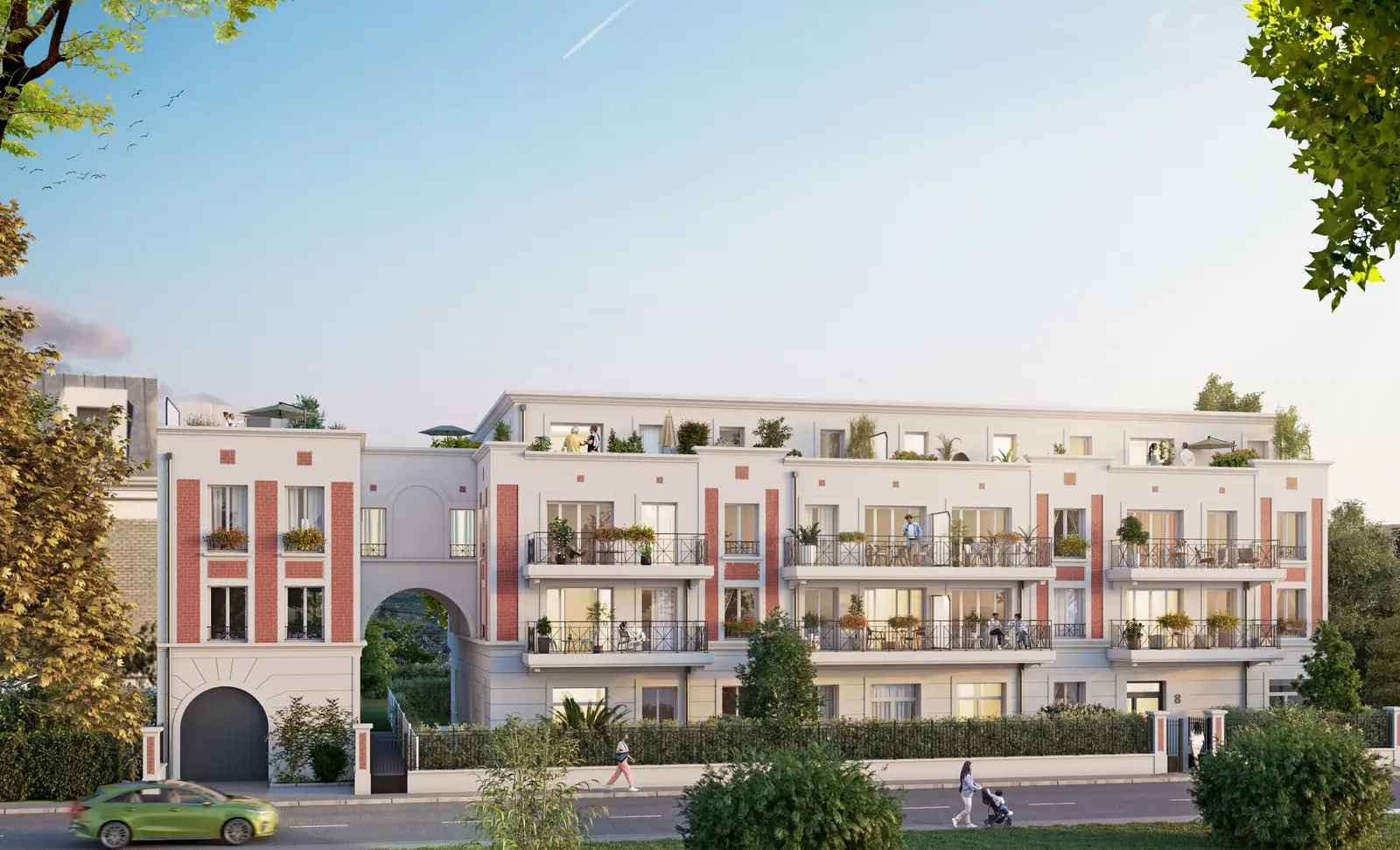 Villa Marnéa (93) à Neuilly-Plaisance — vue du programme neuf