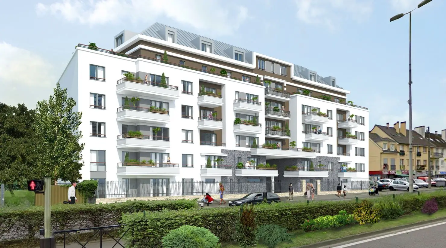 Villa Muralis à Trappes — vue du programme neuf