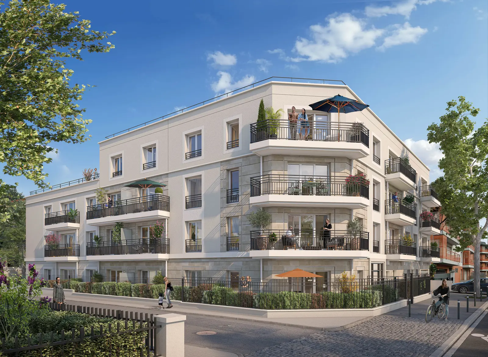 Villa Rosella à L'Haÿ-les-Roses — vue du programme neuf