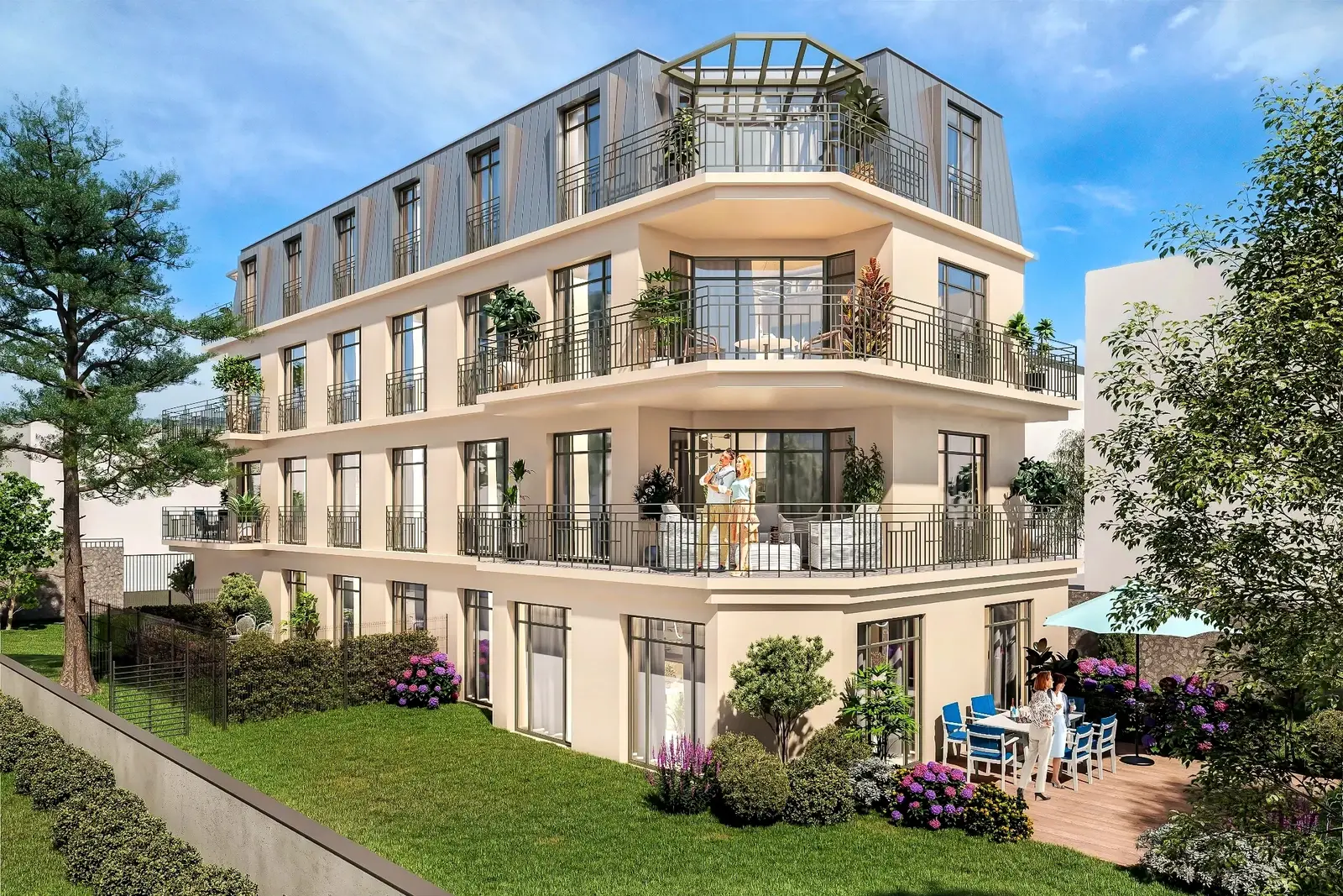 VILLA SEQUOIA à Saint-Cloud — vue du programme neuf