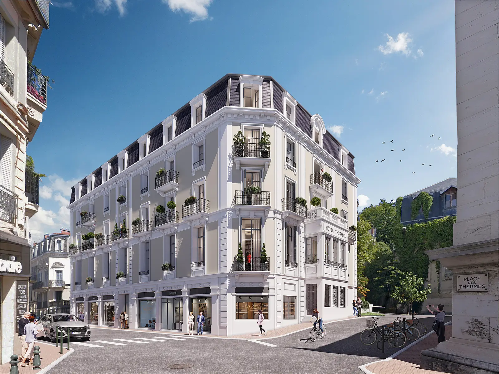 Villa Thermale à Aix-les-Bains — vue du programme neuf